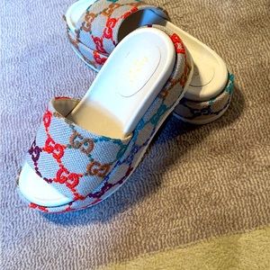 Gucci wedge espadrilles